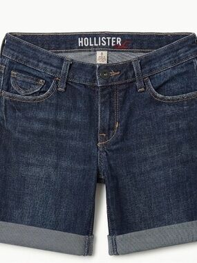 Hollister Women's Rolled Cuff Denim Shorts